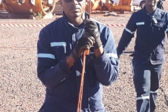 At work